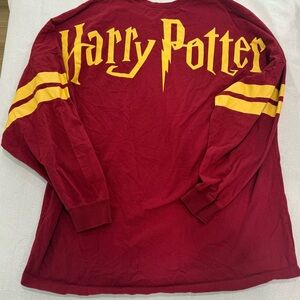 Harry Potter Red Long Sleeve Tee oversized youth XL